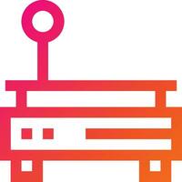 Weight Scale Vector Icon Design Illustration