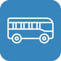 ilustración de diseño de icono de vector de autobús