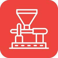 Coffee Mill Vector Icon Design Illustration