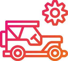 SUV Car Service Vector Icon Design Illustration