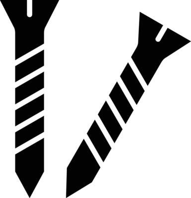 Screw Vector Icon Design Illustration