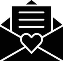Love Message Vector Icon Design Illustration
