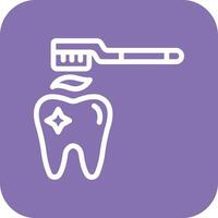 Teeth Cleaning Vector Icon Design Illustration