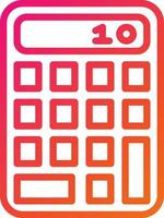 ilustración de diseño de icono de vector de calculadora