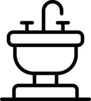 Sink Vector Icon Design Illustration