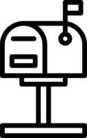 Letterbox Vector Icon Design Illustration