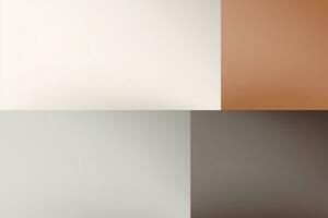 Abstract geometric gray brown background, empty space for design photo