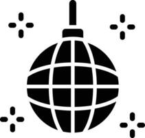 Disco Ball Vector Icon Design Illustration