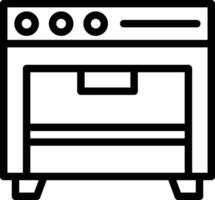 Cocinando estufa vector icono diseño ilustración