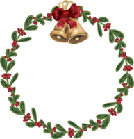 Navidad guirnalda ilustración en transparente antecedentes. png