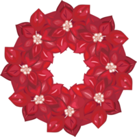 Navidad guirnalda ilustración en transparente antecedentes. png