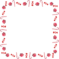 Christmas wreath frame. png