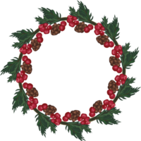 Navidad guirnalda ilustración en transparente antecedentes. png