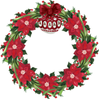 Navidad guirnalda ilustración en transparente antecedentes. png
