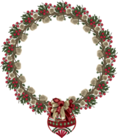 Navidad guirnalda ilustración en transparente antecedentes. png