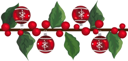 naadloos decoratief Kerstmis grens. png