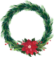 Navidad guirnalda ilustración en transparente antecedentes. png