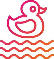 Duck Vector Icon Design Illustration