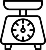 Kitchen Scale Vector Icon Design Illustration