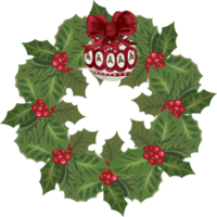 Navidad guirnalda ilustración en transparente antecedentes. png