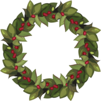 Navidad guirnalda ilustración en transparente antecedentes. png