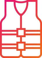 Life jacket Vector Icon Design Illustration
