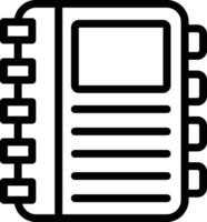 Diary Vector Icon Design Illustration