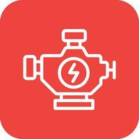 Engine Vector Icon Design Illustration