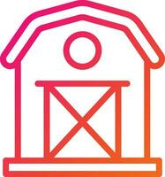 Barn Vector Icon Design Illustration