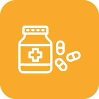 Sleeping Pills Vector Icon Design Illustration