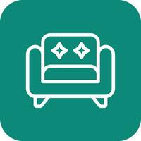 Armchair Vector Icon Design Illustration