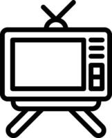 ilustración de diseño de icono de vector de televisión
