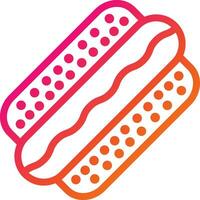 Hot Dog Vector Icon Design Illustration