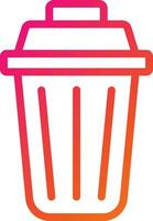 Trash Vector Icon Design Illustration