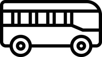 ilustración de diseño de icono de vector de autobús