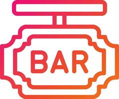 bar tablero vector icono diseño ilustración