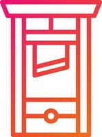 Guillotine Vector Icon Design Illustration