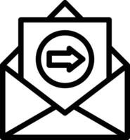 Send Mail Vector Icon Design Illustration