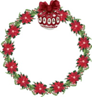Navidad guirnalda ilustración en transparente antecedentes. png