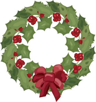 Navidad guirnalda ilustración en transparente antecedentes. png
