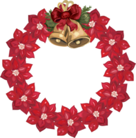 Navidad guirnalda ilustración en transparente antecedentes. png