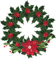 Navidad guirnalda ilustración en transparente antecedentes. png