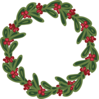 Navidad guirnalda ilustración en transparente antecedentes. png