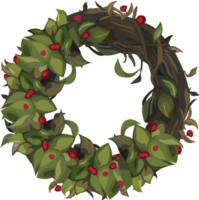 Navidad guirnalda ilustración en transparente antecedentes. png