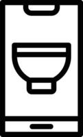 Mobile Recipe Vector Icon Design Illustration