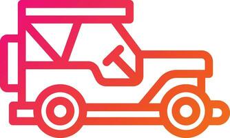 SUV Car Vector Icon Design Illustration