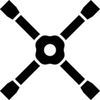 Lug wrench Vector Icon Design Illustration