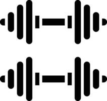 Barbell Vector Icon Design Illustration