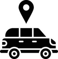 Car service location Vector Icon Design Illustration