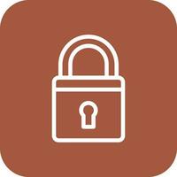 Padlock Vector Icon Design Illustration